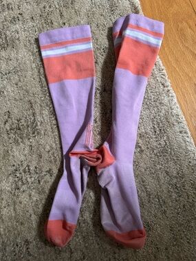 Worn Compression Socks